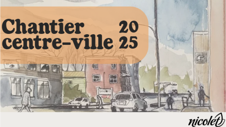 Travaux sur la rue St-Joseph // Entrave sur la rue de Monseigneur-Courchesne