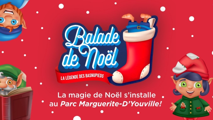 Blade de Noël en famille au parc Marguerite D'Youville