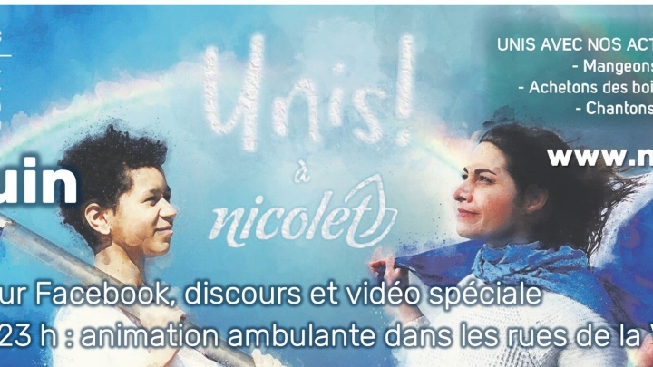 Unis à Nicolet pour la Fête nationale du Québec !
