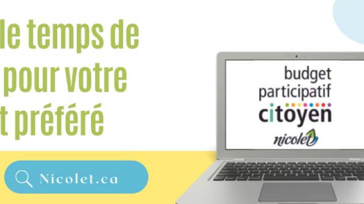 Budget participatif : C'est le temps de voter, en ligne, pour votre projet préféré !