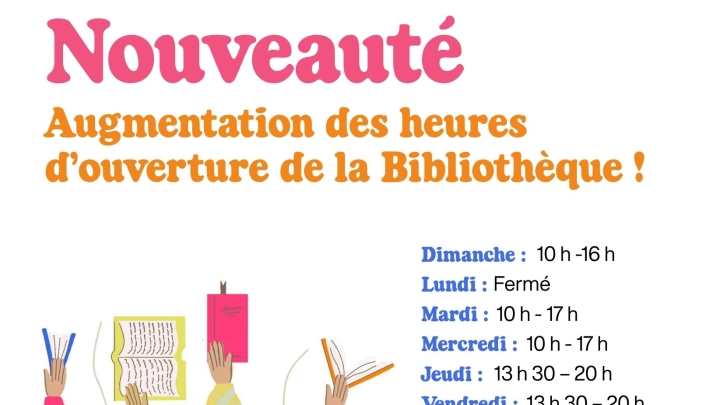 Nicolet lance un projet pilote d'augmentation des heures d'ouverture de la Bibliothèque H.-N.-Biron