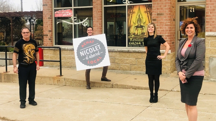 Lancement de la 2e édition de la Campagne   « L'achat local, c'est Nicolet d'abord »