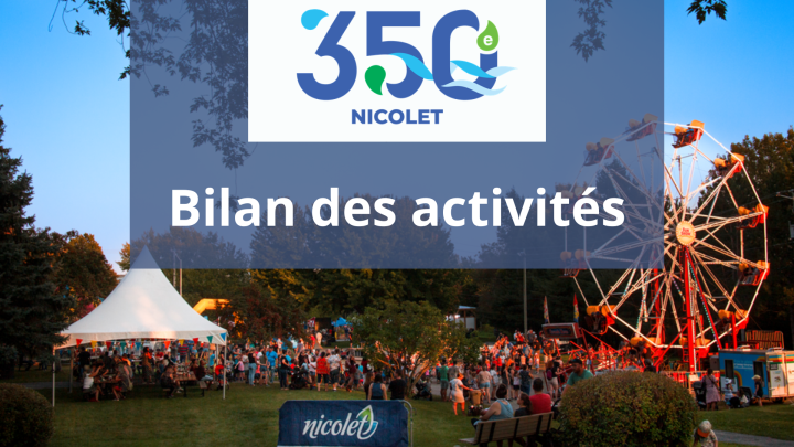 Nicolet dépose son bilan du 350e