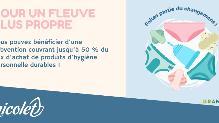 Nicolet renouvelle son programme de subventions pour l'achat de produits d'hygiène personnelle durables