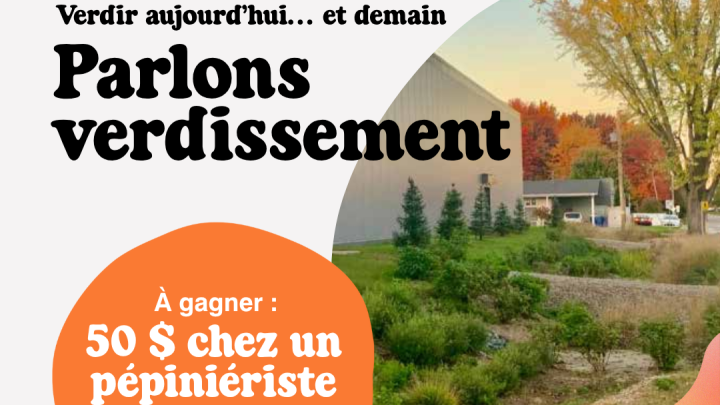 La Ville de Nicolet lance un sondage citoyen sur le verdissement du territoire