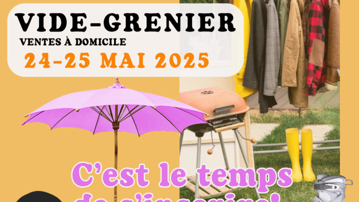 Le vide-grenier est de retour et c'est déjà le temps des inscriptions