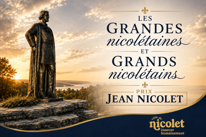 Prix Jean-Nicolet :   André Tourigny, Claude Girard et Michèle Paradis sont nommés grands nicolétains et grande nicolétaine