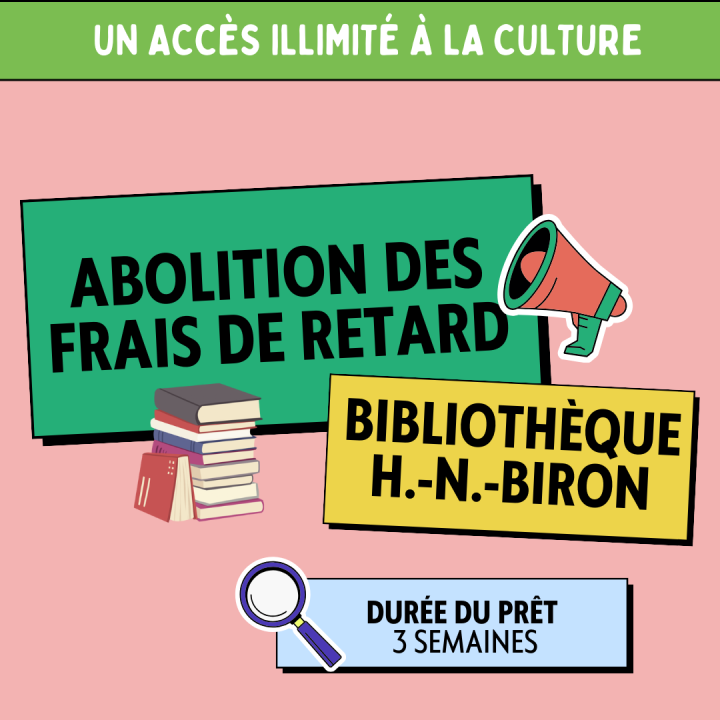 Abolition des frais de retard à la bibliothèque de Nicolet : un accès illimité à la culture