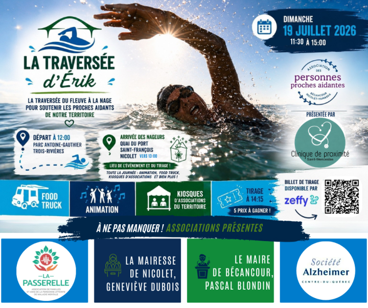 La Traversée d'Érik : une journée de solidarité au profit des proches aidants