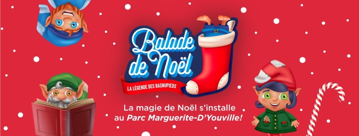 Blade de Noël en famille au parc Marguerite D'Youville