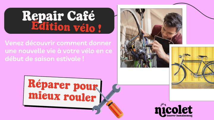 Repair café à Nicolet| édition vélo