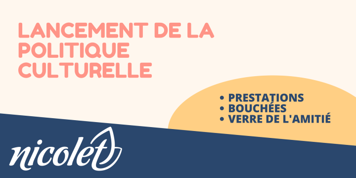 Lancement de la politique culturelle