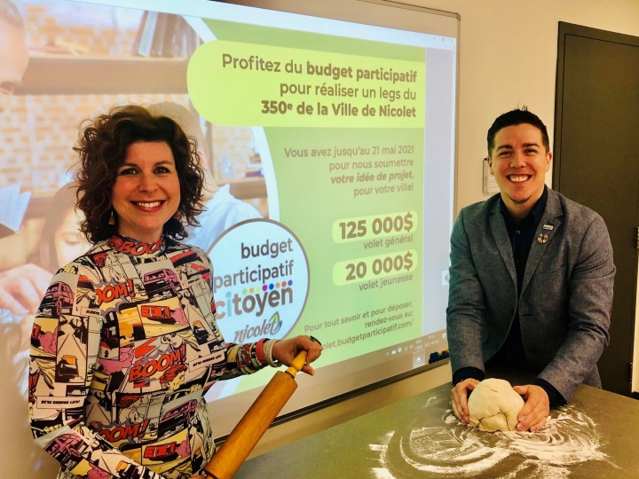 Budget participatif citoyen 2021-2022 de 145 000 $ :  Nicolet vous invite à « mettre la main à la pâte » pour la 3e édition