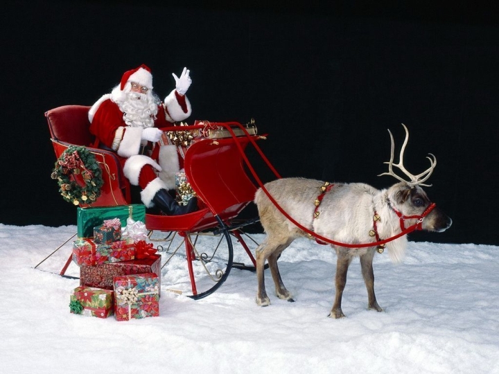 Ho ! Ho ! Ho !  Le père Noël est en route pour Nicolet...