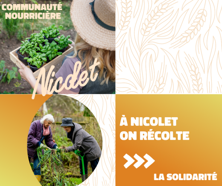 Nicolet invite la population à participer à son 2e atelier sur la communauté nourricière
