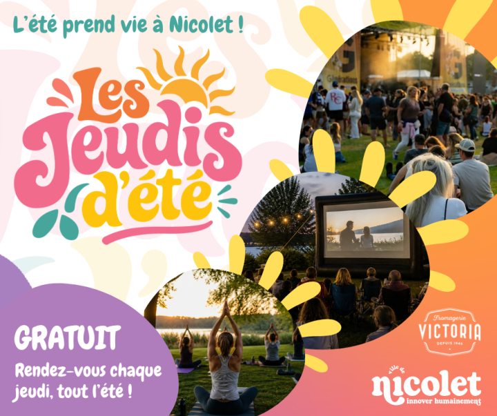 Un nouveau rendez-vous estival à Nicolet !